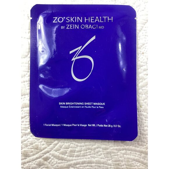 ZO Skin Health Skin Brightening Sheet Masque 20g By Zein Obagi MD - Picture 1 of 2